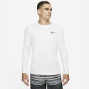 【土日祝も発送】ナイキ ラッシュガード NIKE ESSENTIAL LS HYDROGUARD 長袖 ラッシュガード ホワイト NESSA587-100