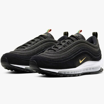 ナイキ スニーカー NIKE NIKE AIR MAX 97 QS エアマックス 97 QS ブラック/メタリックゴールド/ホワイト メンズシューズ CI3708-001