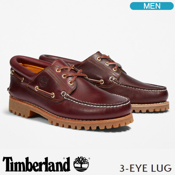 [予告]スーパーSALE P5倍【6/4 火 20時-5 水 】【土日祝も発送】ティンバーランド モカシン Timberland 3-EYE CLASSIC LUG スリーアイ クラシック ラグ バーガンディ メンズシューズ 50009