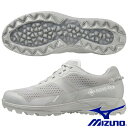 【土日祝も発送】MIZUNO(ミズノ) MZU エムジーユー EN 51GM2290 メンズ スパイクレス ゴルフシューズ グレー