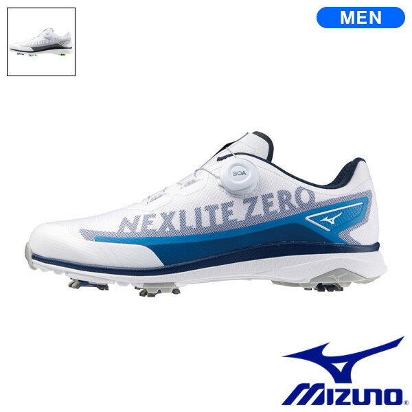 楽天Golkin（ゴルフマートキング）【土日祝も発送】MIZUNO ミズノ NEXLITE ZERO IG BOA ネクスライト ゼロ IG BOA ボア メンズ ゴルフシューズ　51GM2380　2023年モデル