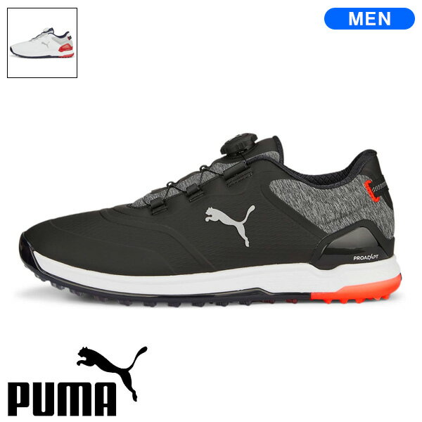 【土日祝も発送】PUMA プーマ プロアダプト アルファキャット 2.0 ディスク スパイクレスゴルフシューズ メンズ 377526