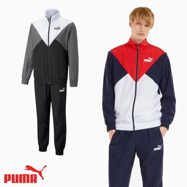 [予告]スーパーSALE開始P10倍【9/4(日)20:00-9/5(月)23:59】プーマ PUMA トラックスーツ CB Retro Woven Tracksuit cl 上下セット メンズ トレーニングウェア 846463