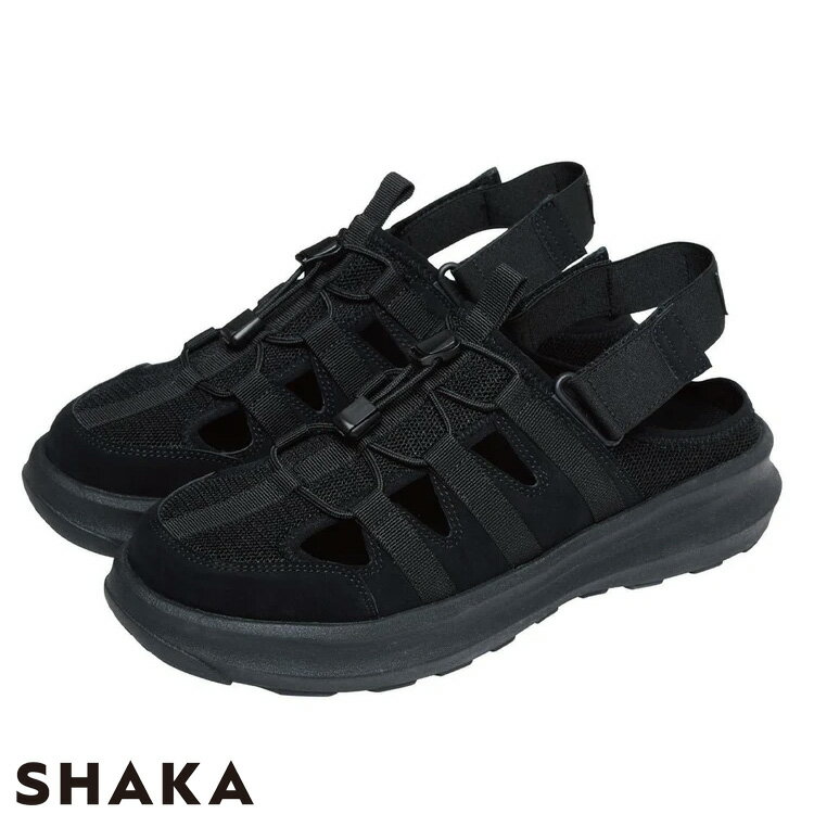 樂天商城 - 【土日祝も発送】 シャカ サンダル SHAKA スニーカーサンダル TREK CAMPER GES スポーツサンダル レディース メンズ アウトドア ブラック SK-357