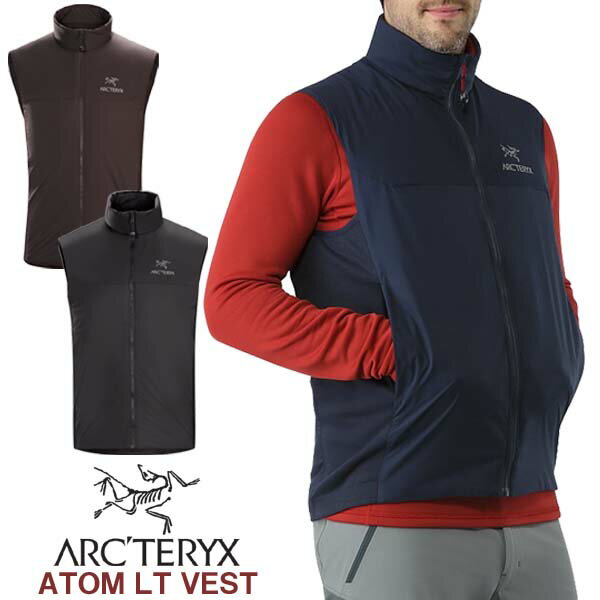 男性用 軽量 中綿ベスト アークテリクス ARC'TERYX ATOM LT VEST アトム LT ベスト メンズ ウィンドベスト 14646