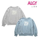 トレーナー アルジー G411014 ワッペントレーナー キッズ ジュニア 女の子 子供服 子供 ロゴプリント 長袖 薄手トレーナー おしゃれ 可愛い シンプル...