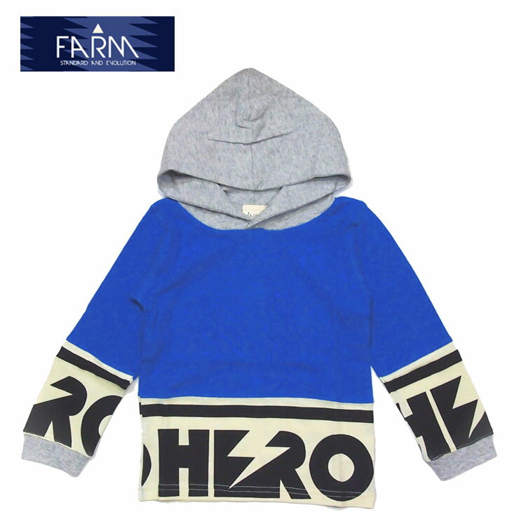 乐天商城 - ★SALE(セール)★Tシャツ ファーム 71281603 ヒーローフードTシャツ 男の子 100cm 110cm 120cm 130cm 140cm 150cm FARM