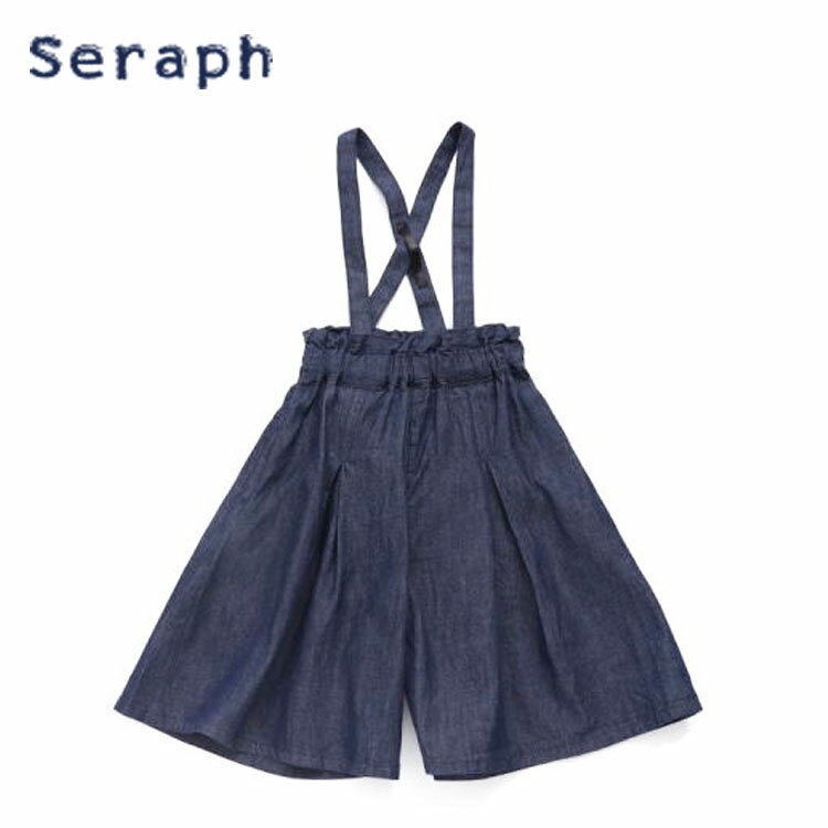 乐天商城 - ★SALE(セール)★パンツ セラフ s119019 2WAYスカートパンツ 女の子 120cm 130cm 140cm Seraph