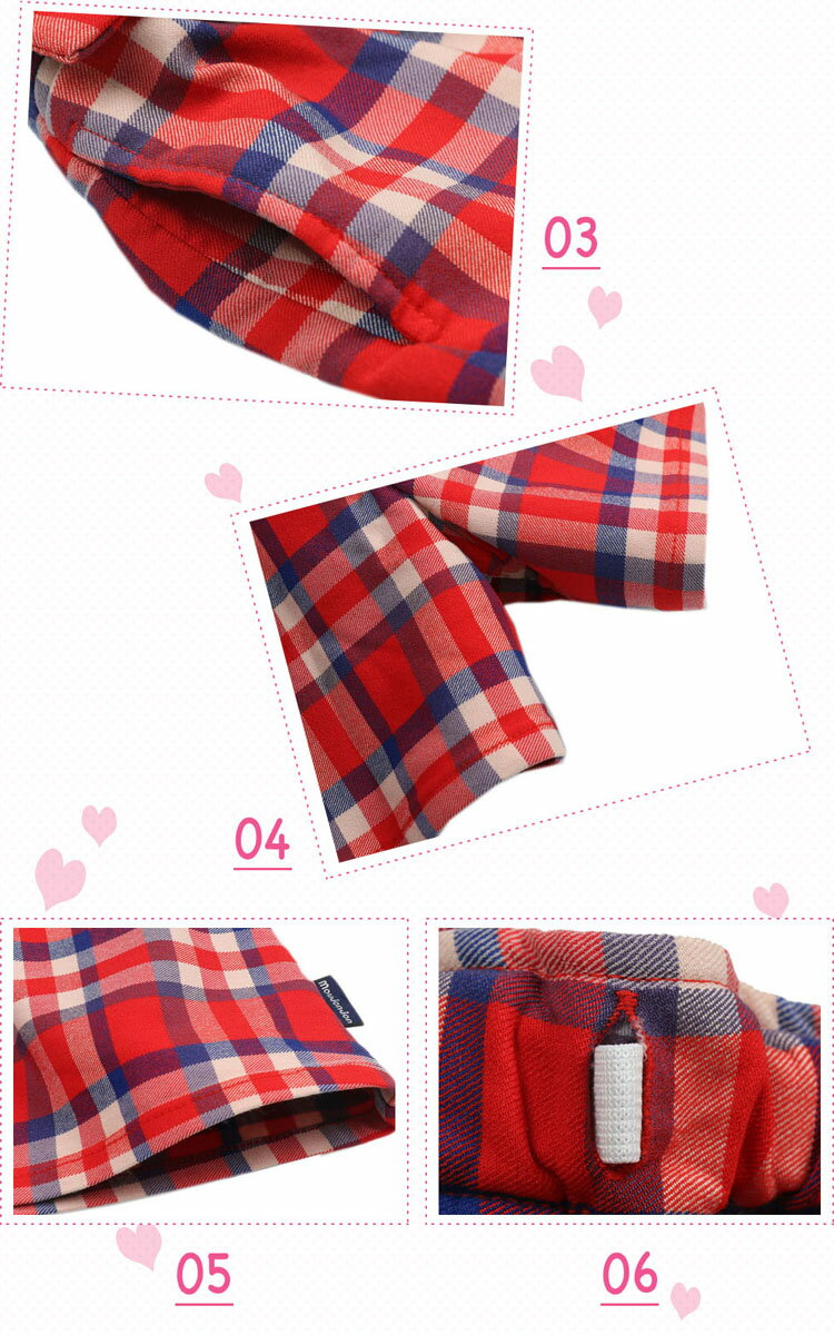 ��SALE(������)��������åȥ������� �ࡼ����󥸥�� M53242 ���ӥ����å�������å� ���λ� 120cm 130cm 140cm moujonjon