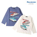 tシャツ ムージョンジョン F10890 新幹線 電車プリント長袖Tシャツ キッズ 子供服 子ども 男の子 長袖 長袖tシャツ ロンt キッズtシャツ 長袖t トップス JR新幹線 こまち はやぶさ 綿100 おしゃれ 保育園 幼稚園 通園 通学 90 110 90cm 100cm 110cm 120cm 130cm moujonjon