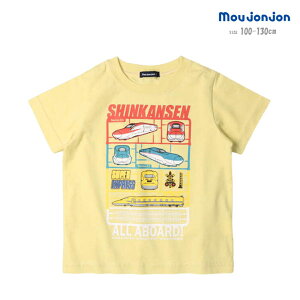 tシャツ ムージョンジョン F30882 天竺新幹線プラモデル柄半袖Tシャツ キッズ 子供服 子ども 男の子 半袖 半袖tシャツ ロンt キッズtシャツ 半袖t トップス JR新幹線 こまち はやぶさ 綿100 おしゃれ 通園 通学 110 100cm 110cm 120cm 130cm moujonjon