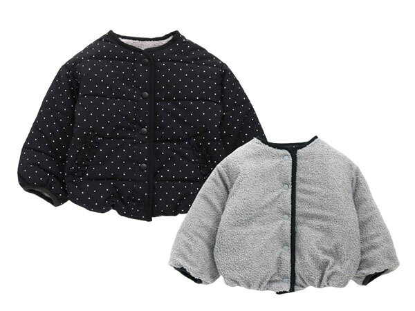ジャケット セラフ S401013 リバーシブルアウター キッズ こども 女の子 子ども服 ...