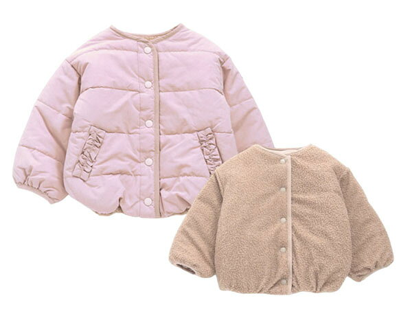 ジャケット セラフ S401013 リバーシブルアウター キッズ こども 女の子 子ども服 ...