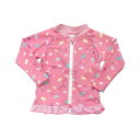 ★SALE(セール)★ラッシュガード プチアンジェリーナ 8554007 ちょうちょ柄ラッシュガード 女の子 120cm 130cm 140cm Petit A...