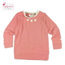 ★SALE(セール)★Tシャツ ウィルメリー S66861 ドットフリル衿フライスTシャツ 女の子 80cm 90cm 95cm 100cm 110cm 120cm 130cm Will Mery