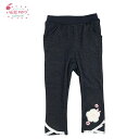★SALE(セール)★パンツ ウィルメリー N67043 裾花アップリケ裏シャギーパンツ 女の子 100cm 110cm 120cm 130cm WILL MERY(4)