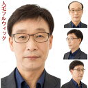 かつら 全頭かつら 男性 ウィッグ 自然感 フィット 耐久性 スタイリッシュレイヤーショート 人毛100%ウィッグ フルウィッグ 男女兼用 デイリーウィッグ 黒...