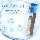 ハンディミスト 美顔器 スチーマー ミニ加湿器 スチーマー 小型 携帯 フェイススチーマー ミニスチーマー 保湿 補水 スキンケア フェイス スキンケア 乾燥 ...