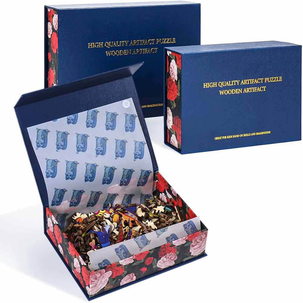 木製ジグソーパズル イーグル 脳トレ 知育 頭の体操 高齢者 認知症 世代問わず 脳活性化 バリなし 木製のジグソーパズル 若者と大人へのの贈り物 テトリビルデ...