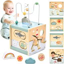 モンテッソーリ おもちゃ 知育玩具 女の子 男の子 1歳 2歳 3歳おもしろい 木のおもちゃ 人気 ビーズコースター・かたはめ・絵合わせパズル・迷路遊び・スライ...