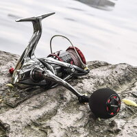 【送料無料】ゴメクサスパワーハンドルノブ38mmEVA製シマノShimanoTypeAダイワDaiwaTypeSリール用冬釣り対応カスタム交換ナスキーツインパワーXD18フリームスLT用Gomexus