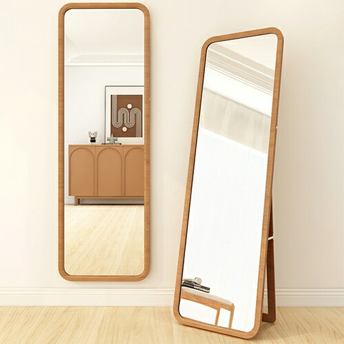 スタンドミラー フルボディミラー 全身鏡 壁掛け 姿見鏡 すがたみ ミラー 全身鏡 全身 鏡 かがみ 玄関鏡 洗面所 スリム 軽量 ロング 大型 薄型 幅155cm 幅165cm 飛散防止 立て掛け 大きい リビング 玄関 北欧 韓国 おしゃれ ナチュラル ブラウン ガラス 木製