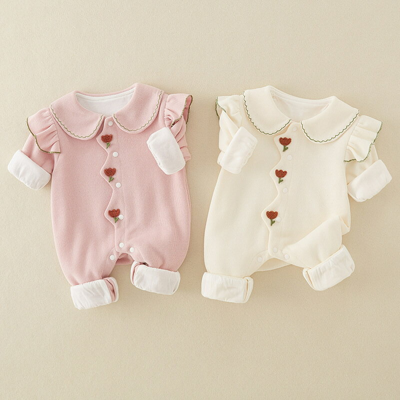 Rakuten - ロンパース 長袖 春 夏 秋 冬 男の子 女の子花柄 ベビー カバーオール キッズ 綿 新生児 赤ちゃん ベビー服 ボディスーツ 子供服 退院着 ベビーロンパース ルームウェア パジャマ お部屋着 おしゃれ 可愛い 出産お祝い