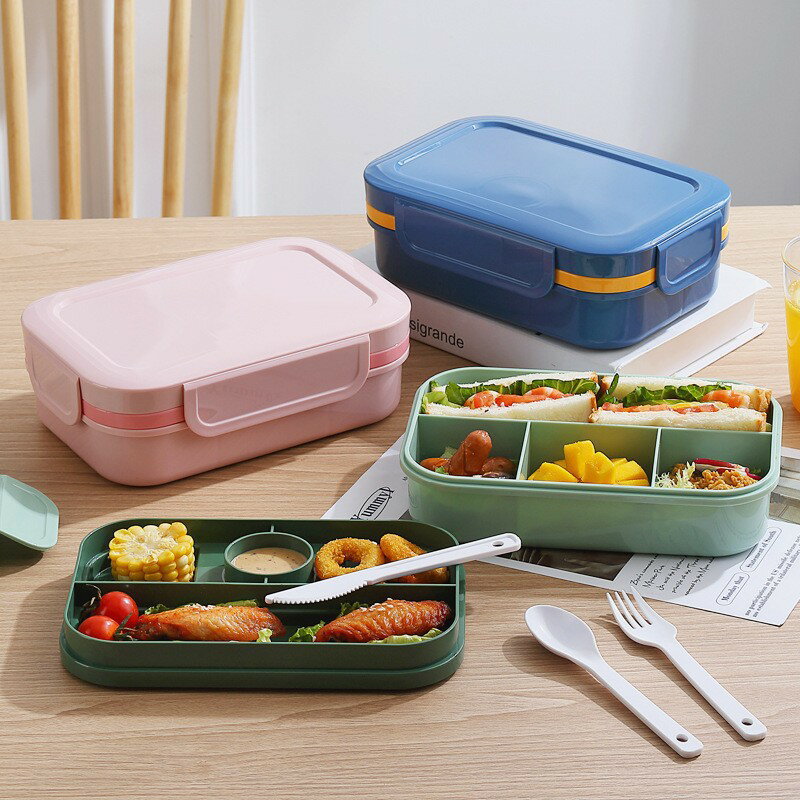 Rakuten - 弁当箱 保温 汁漏れしにくい お弁当箱 1段 男女兼用 食洗機対応 食器付き レンジ対応 ランチボックス 漏れ防止 ランチジャー 仕切り キャンプ アウトドア ピクニック 大人用 子供用 社会人 食事 通学 通勤 おしゃれ 女子 男子 小学生 高校生 新生活 入学 おにぎり お寿司
