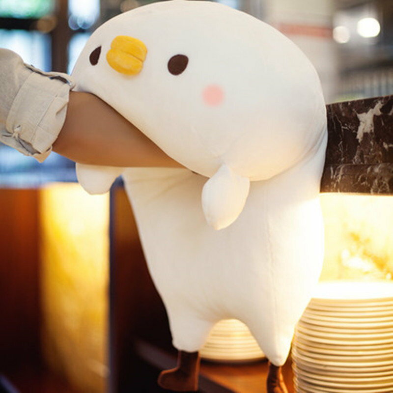 Rakuten - ぬいぐるみ 鶏 スーパー もちもち ニワトリ 抱き枕　抱きまくら 添い寝 大きい おもちゃ 萌え萌え 癒し クッション 特大動物 可愛い 子供 恋人 プレゼント ギフト インテリア 誕生日 記念日 贈り物
