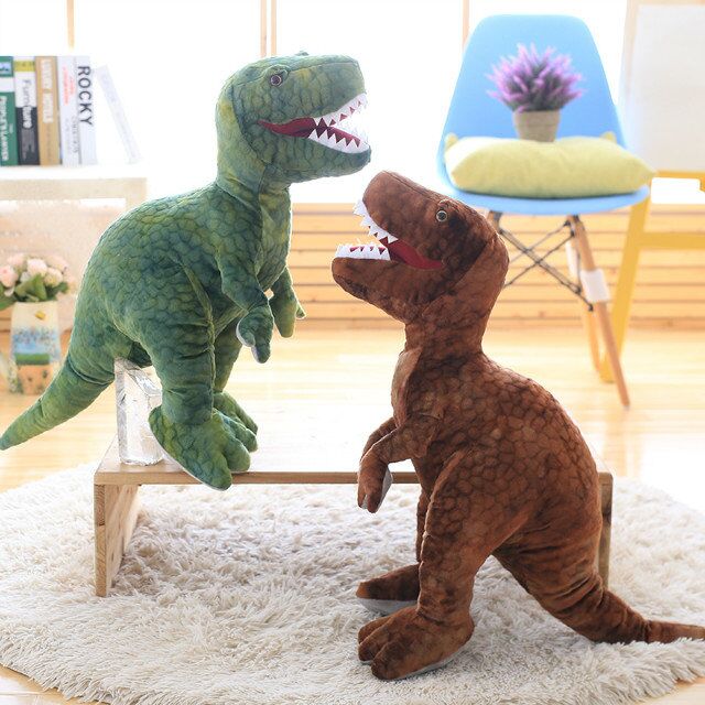 Rakuten - 恐竜 ぬいぐるみ おもちゃ 大きい リアル おおあご お誕生日プレゼント 大きい 手触りふわふわ 動物ぬいぐるみ 抱き枕 男の子 彼女 ギフト 贈り物 女の子 店飾り おもちゃ