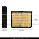 BMWパーツ 送料無料 エアフィルター エアクリーナー エアクリーナーエレメント BMW R100RS R100RT R100GS R100CS R100S R80 R45 R65 R75 12419062425 12411244670(北海道、及び離島は別途送料がかかります)