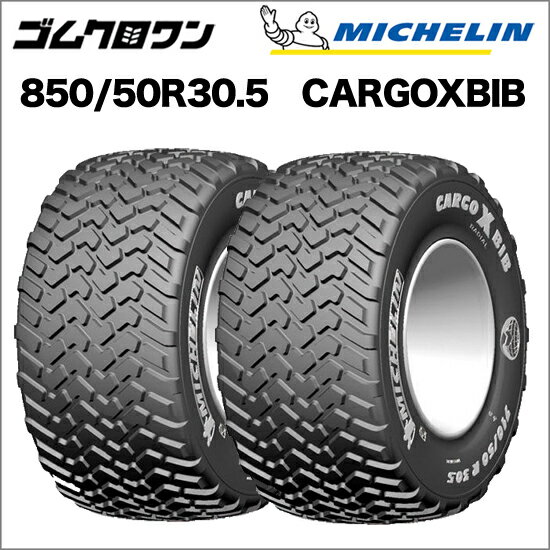 ミシュラン　トラクタータイヤ　850/50 R30.5　TL　CARGOXBIB(カーゴエックスビブ)　2本セット　※要在庫確認　ゴムクロワン