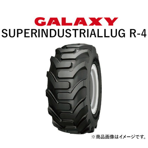 ギャラクシー(GALAXY)　ホイールローダー用タイヤ　SUPER INDUSTRIAL LUG R-4　16.9-24　PR12　TL　2本セット