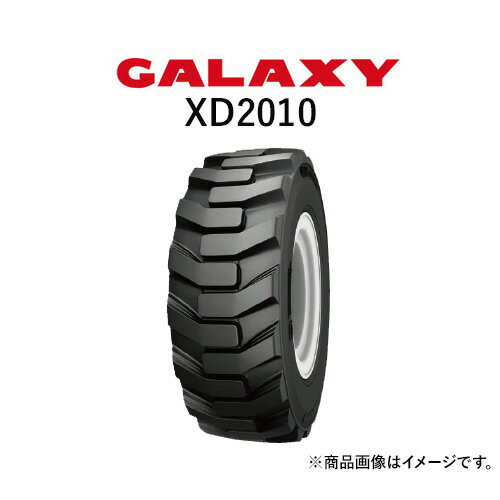 ギャラクシー(GALAXY)　スキッドステア/ミニショベル用タイヤ　XD2010　23x8.50-12　PR8　TL　1本