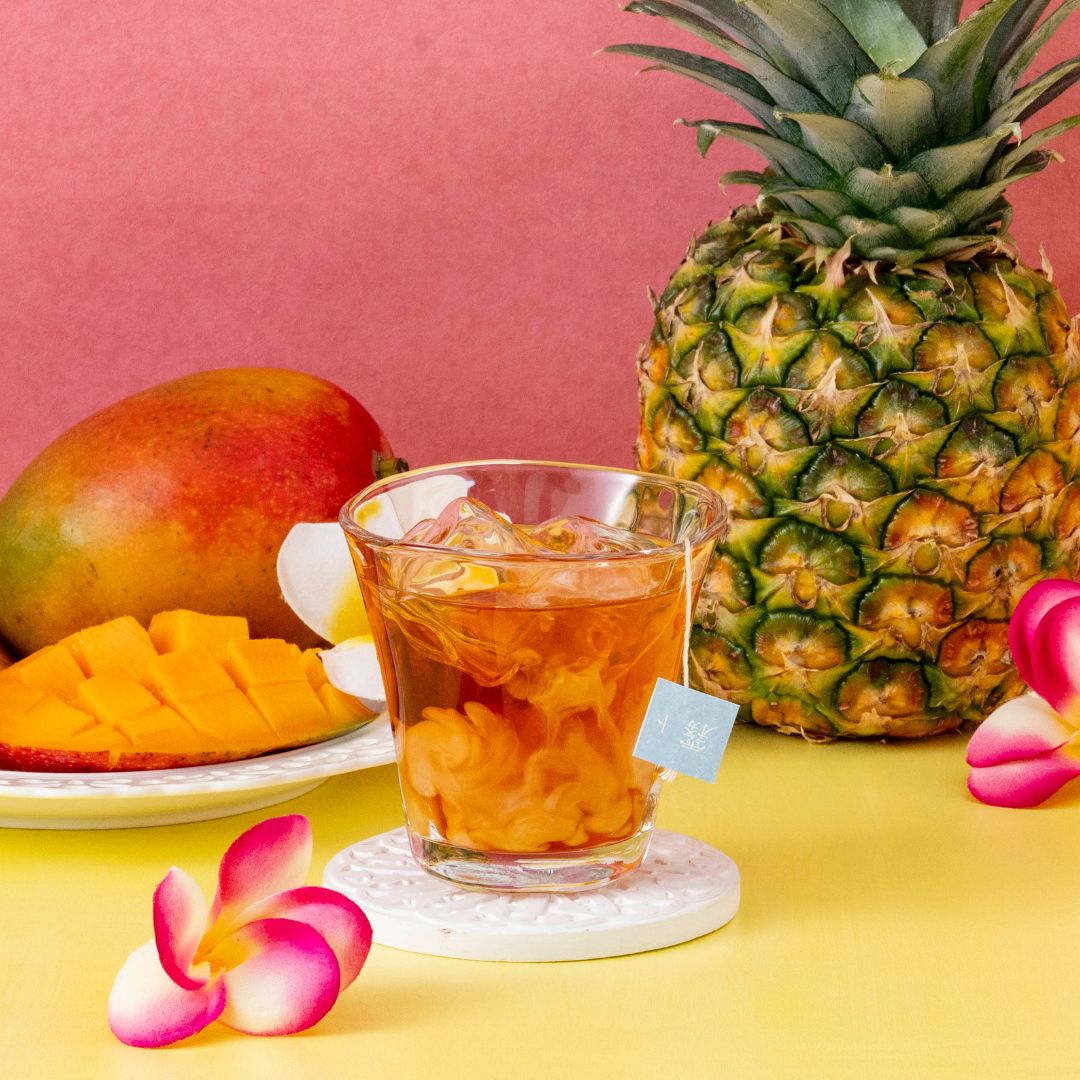 【季節/数量限定】夏の果実とルイボスティー（ノンカフェインティー）【1,000円以上送料無料】4ティーバッグ 季節限定 数量限定 ティーパック ボトル用 ルイボスティー フレーバーティー アイスティー ミルクティー 水出し カフェインレス 霧ト晴レ 霧と晴れ