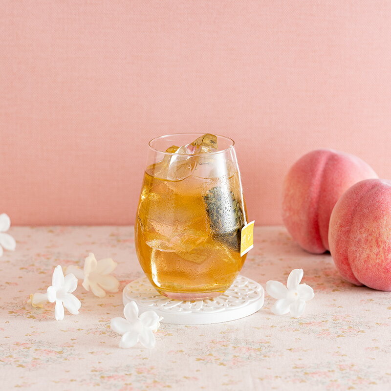 白桃のジャスミン茶　