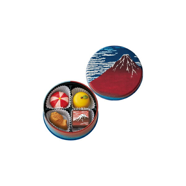 301 和菓子しょこら A 4個 甘味画廊 バレンタイン2025 チョコレート アート缶のサムネイル