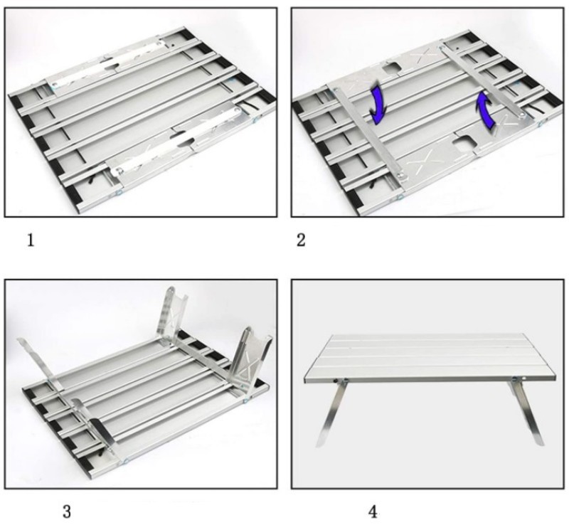 テーブル 折り畳み キャンプ バーベキュー BBQ ピクニック アルミ ロールテーブル コンパクト通販格安セール情報 楽天 通販