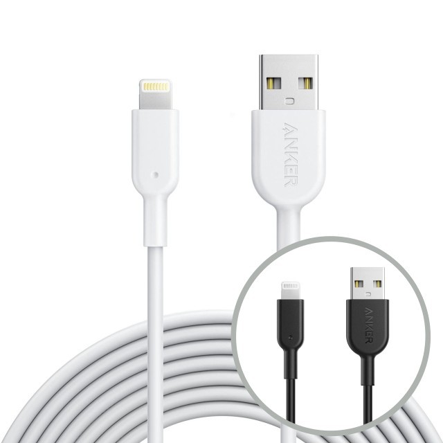 Anker iPhone充電ケーブル PowerLine II ライトニングケーブル 1.8m　ロングケーブル MFi認証 iPhone 12 / 12 Pro / 11 / SE(第2世代) iPad 各種対応