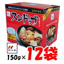 【送料無料】スンドゥブ 李王家 韓国 スンドゥブチゲ 2倍濃縮 1800g（1〜2人前150g×12袋） ピリ辛 豆腐をいれるだけ 素 【ポイント消化】