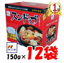 スンドゥブ 李王家 韓国 スンドゥブチゲ 2倍濃縮 1800g（1〜2人前150g×12袋） ピリ辛 豆腐をいれるだけ 素 