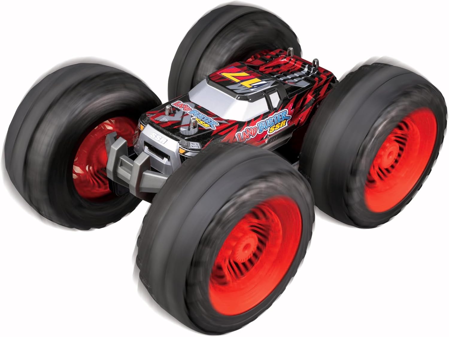 ジョーゼン ラジコン ランドバスターアンリミテッド 4WD 高速12km/h トルネード走行＆スタントアクション 7.4V充電池付属 超軽量780g