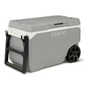 【ダンボール梱包品】【イグルー IGLOO】クーラーボックス 大型 85L(90QT)保冷力抜群 アウトドア・キャンプ・釣り・BBQ・海水浴に◎ テーブル付き アメリカ製 業務用にも最適