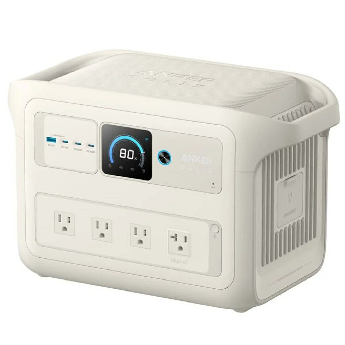 Anker Solix C1000 Plus ポータブル電源 オフホワイト (1056Wh / 1700W) 【世界最小クラス / 54分フル充電 / リン酸鉄...