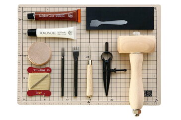 レザークラフト革の手縫い工具12点セット SEIWA》