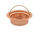 GAONA GA-PB012 流し用浅型ゴミカゴ(銅製)