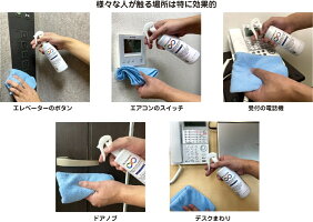 【持続除菌/抗菌/抗ウイルス/消臭】アルコールとナノ銀のダブル効果!ナノシルバープロテクト『ミスターアンチェイン』300ml&携帯用60mlスプレーボトルセット