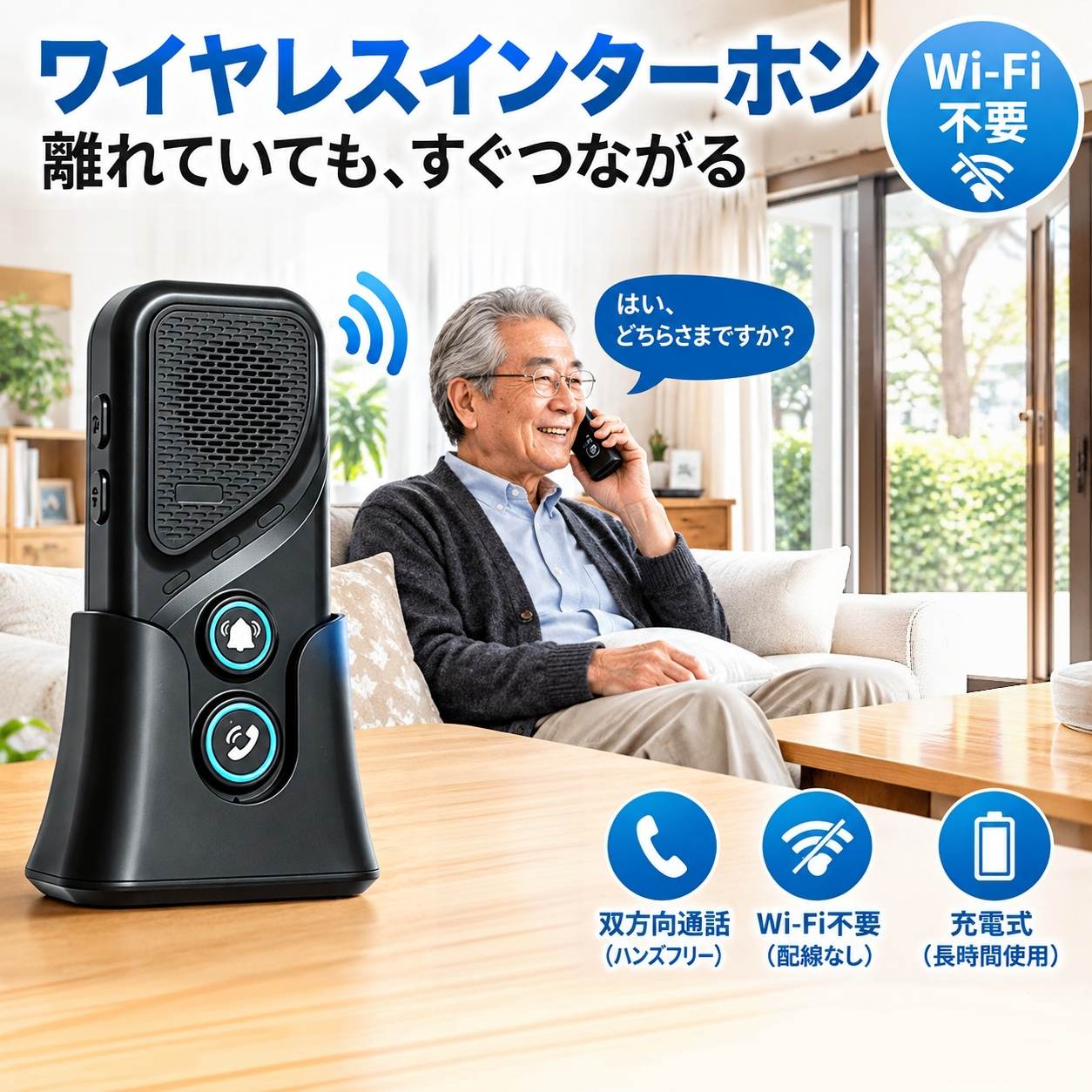 楽天市場】ドアホン アイホン（ワイヤレスコール｜コミュニケーション