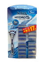 【メール便送料無料】シック ハイドロ5 5枚刃　替刃17個入 Schick　HYDRO5 『Schick』ホルダー1本　+プラス　シック ハイドロ5 ホルダー1本+ 替え刃 17個入り髭剃り 替刃 ひげそり シックハイドロ5【送料無料：沖縄・一部離島は対象外】