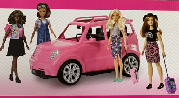 【SUV車とドール4体セット】 バービー付きBarbie/バービー/ドール/お人形Barbie/バービー/ドール/ドリームトピア【クリスマス】【コストコ通販】検索用:バービー/キッズ/Barbie